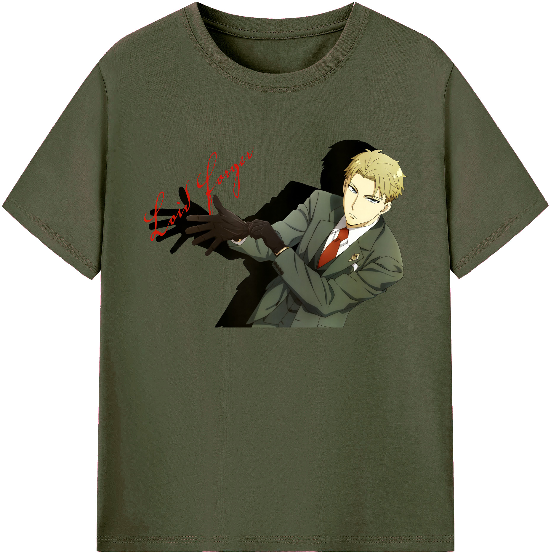 （画像用） SPY×FAMILY间谍家家酒 綿100％ メンズ半袖Tシャツ｜肌触りやわらか＆通気性